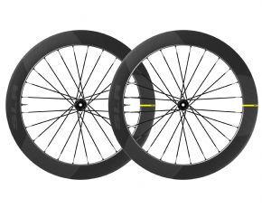 Mavic Cosmic Slr 65 Carbon Disc C-Lock M11 Shimano Road Wheel Set 